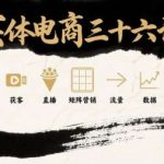 实体电商36计：短视频直播矩阵营销，获客流选品数据实战攻略-微七七网-是一个专注于全域获客|流量矩阵化打法的团队！