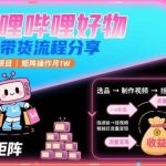 B站带货新风口：月入1W实操流程分享，矩阵玩法揭秘-微七七网-是一个专注于全域获客|流量矩阵化打法的团队！