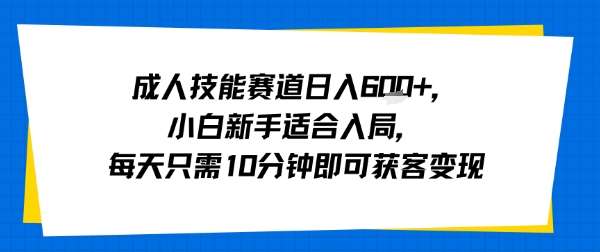 成人技能赛道新机遇：新手10分钟日入几百，轻松获客变现！-微七七网-是一个专注于全域获客|流量矩阵化打法的团队！