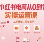 小红书电商从0到1实战教程：新手快速上手指南-微七七网-是一个专注于全域获客|流量矩阵化打法的团队！