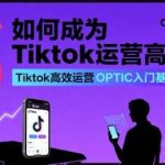 TikTok运营OPTIC实战教程：零基础快速成为运营高手-微七七网-是一个专注于全域获客|流量矩阵化打法的团队！