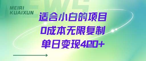 小白0成本副业项目:日赚400+可复制,新手轻松上手实战教程-微七七网-是一个专注于全域获客|流量矩阵化打法的团队!