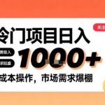 小红书零成本赚钱攻略：冷门需求日入1000+的实操路子-微七七网-是一个专注于全域获客|流量矩阵化打法的团队！
