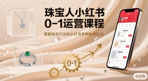 珠宝行业小红书运营实战指南：从0到1掌握多账号快速起号技巧-微七七网-是一个专注于全域获客|流量矩阵化打法的团队！
