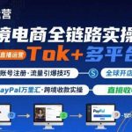 跨境电商实操教程：TikTok直播+多平台注册与PayPal收款指南-微七七网-是一个专注于全域获客|流量矩阵化打法的团队！