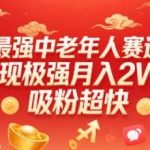 中老年人市场新蓝海：0门槛轻松变现，快速吸粉攻略-微七七网-是一个专注于全域获客|流量矩阵化打法的团队！