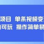 2023年8月最新AI蓝海项目，单条视频轻松变现1000+，新手快速上手！-微七七网-是一个专注于全域获客|流量矩阵化打法的团队！