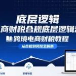 快速掌握跨境电商财税合规从0到1全攻略：实操指南教程必备-微七七网-是一个专注于全域获客|流量矩阵化打法的团队！