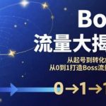 揭秘BOSS流量从0到1全流程：起号到转化实操技巧-微七七网-是一个专注于全域获客|流量矩阵化打法的团队！