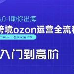OZON平台从0到1跨境出海：运营全流程入门到高阶指南-微七七网-是一个专注于全域获客|流量矩阵化打法的团队！