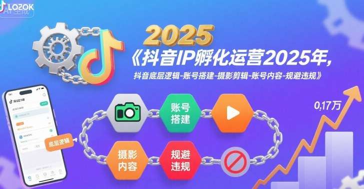 2025抖音IP孵化运营指南：从底层逻辑到内容创作与违规规避-微七七网-是一个专注于全域获客|流量矩阵化打法的团队！
