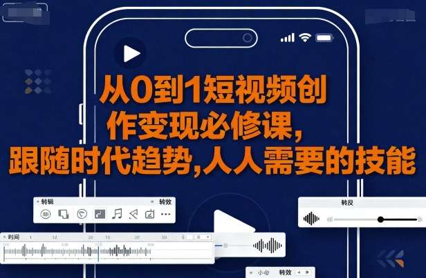 2025短视频创作变现实战指南：小白轻松上手月入过万的终极秘籍-微七七网-是一个专注于全域获客|流量矩阵化打法的团队！