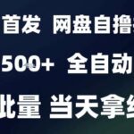 2025百度网盘拉新自动赚玩法：真自动解放双手，日赚500+实操揭秘，小白零基础批量操作教程-微七七网-是一个专注于全域获客|流量矩阵化打法的团队！