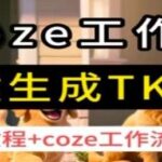 TK动画自动生成！Coze工作流保姆级实操指南 一键制作爆款视频零代码教程-微七七网-是一个专注于全域获客|流量矩阵化打法的团队！