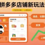 拼多多一件代发供应链2025新策略：零库存店铺5大步骤快速起量-微七七网-是一个专注于全域获客|流量矩阵化打法的团队！