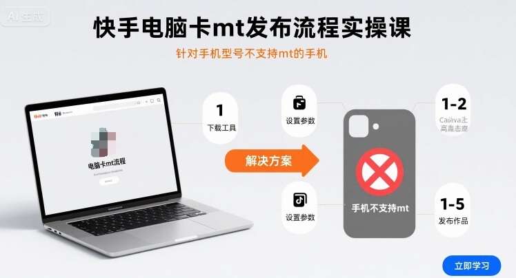 快手电脑卡MT发布全攻略：鸿蒙/安卓手机无需Root完美运行，一步一图实操教程解决所有权限问题-微七七网-是一个专注于全域获客|流量矩阵化打法的团队！