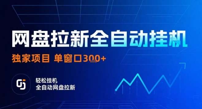网盘拉新全自动实操：单窗口矩阵操作日入300+躺赚攻略，适合小白的被动收入项目【2025最新玩法】-微七七网-是一个专注于全域获客|流量矩阵化打法的团队！