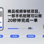 手机就能做！商品视频审核每日稳赚400元：20秒完成一单，通勤躺家碎片时间全变现【新手必看】-微七七网-是一个专注于全域获客|流量矩阵化打法的团队！