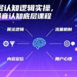 抖音零基础底层认知实操课：揭秘算法逻辑，从小白到达人的高效成长指南-微七七网-是一个专注于全域获客|流量矩阵化打法的团队！