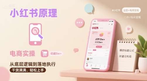 小红书电商从0到1实操指南：新手爆单1000+的完整教程与赚钱攻略-微七七网-是一个专注于全域获客|流量矩阵化打法的团队！