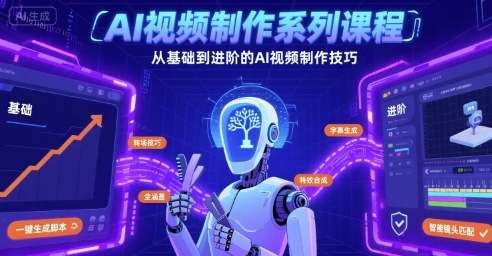 AI视频制作教程：7天从零基础到精通，掌握2024最新AI视频生成技巧（附实战案例）-微七七网-是一个专注于全域获客|流量矩阵化打法的团队！