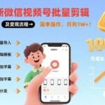 微信视频号批量剪辑变现全攻略：AI辅助创作与矩阵运营指南，轻松实现月入过万-微七七网-是一个专注于全域获客|流量矩阵化打法的团队！