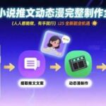 AI小说推文动态漫保姆级教程：零基础三天上手实战，手把手教你稳定副业增收全指南-微七七网-是一个专注于全域获客|流量矩阵化打法的团队！