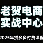 老贺电商2025拼多多付费课程10讲：零基础实战秘籍，轻松玩转多多运营（含基础推广与爆款打造）-微七七网-是一个专注于全域获客|流量矩阵化打法的团队！