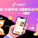 2025抖音小说平台挂机赚钱新玩法：每天60分钟轻松操作，无门槛日入200+实战教程-微七七网-是一个专注于全域获客|流量矩阵化打法的团队！