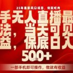 2025快手无人直播暴利揭秘：一部手机轻松操作，当日见效稳赚500+，新手小白避坑指南（附实操教程）-微七七网-是一个专注于全域获客|流量矩阵化打法的团队！