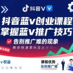 抖音蓝V实战课：推广秘籍大公开，快速上手引流变现，创业小白也能轻松掌握！-微七七网-是一个专注于全域获客|流量矩阵化打法的团队！