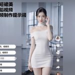 AI视频制作秘籍：抹胸短裙美女舞蹈提示词（含绘图词与视频词）及完整视频教程指南-微七七网-是一个专注于全域获客|流量矩阵化打法的团队！