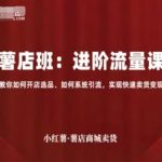 小红书薯店卖货速成实战：进阶流量课教你开店选品与系统引流，快速变现全攻略-微七七网-是一个专注于全域获客|流量矩阵化打法的团队！