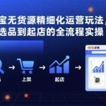 淘宝无货源精细化运营终极指南：从选品到起店全流程实战解析-微七七网-是一个专注于全域获客|流量矩阵化打法的团队！