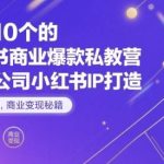 小红书爆款变现秘籍:一人公司IP打造私教营,月入10万实战指南-微七七网-是一个专注于全域获客|流量矩阵化打法的团队!