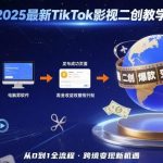 2025年TIKTOK影视二创跨境变现实战教程：从注册到发布全流程，轻松撸美金新机遇完整解析-微七七网-是一个专注于全域获客|流量矩阵化打法的团队！