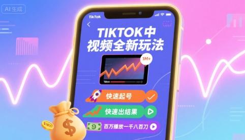 TIKTOK中视频玩法全解析：快速起号变现攻略，百万播放赚取1800刀实战记录-微七七网-是一个专注于全域获客|流量矩阵化打法的团队！