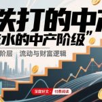 揭秘中产阶级的双重真相：铁打的阶层与流水的身份变迁深度解析-微七七网-是一个专注于全域获客|流量矩阵化打法的团队！