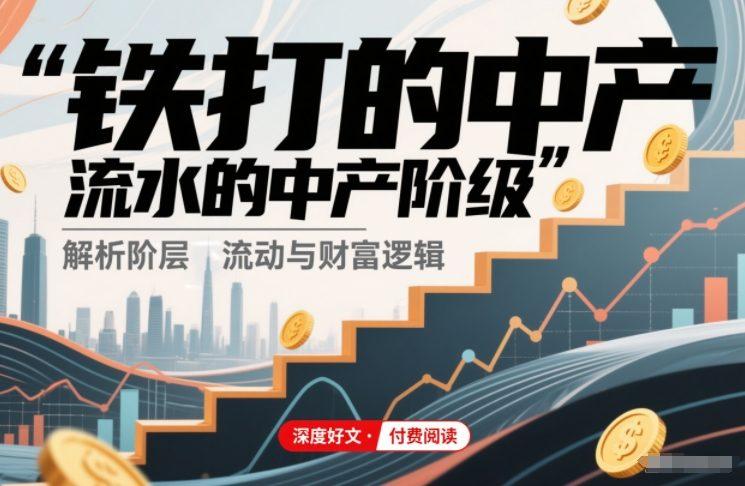 揭秘中产阶级的双重真相：铁打的阶层与流水的身份变迁深度解析-微七七网-是一个专注于全域获客|流量矩阵化打法的团队！