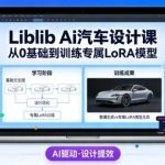 AI汽车设计实战课：从零基础文生图到专属风格LORA模型训练完整指南-微七七网-是一个专注于全域获客|流量矩阵化打法的团队！