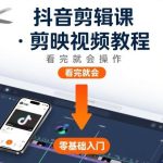 剪映视频教程实战课：抖音剪辑从入门到精通，三步轻松上手操作-微七七网-是一个专注于全域获客|流量矩阵化打法的团队！