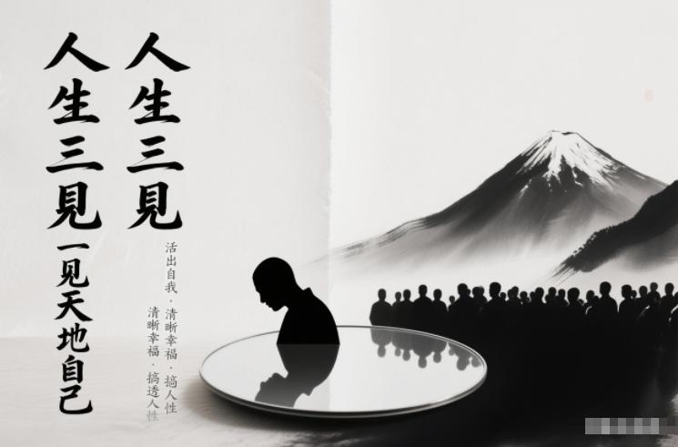 人生三见：从见天地到见自己，活出真我，拥抱清晰幸福人生，深谙人性智慧-微七七网-是一个专注于全域获客|流量矩阵化打法的团队！