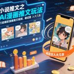 AI漫画推文爆单秘籍：日入1000+的暴力变现玩法，小白也能轻松上手-微七七网-是一个专注于全域获客|流量矩阵化打法的团队！