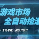 CS游戏市场挂机捡漏全自动赚钱教程：手机轻松日入500+，揭秘包教包会过肥年秘籍！-微七七网-是一个专注于全域获客|流量矩阵化打法的团队！