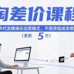 2023年12月最新淘宝一件代发精细化运营实操课：零囤货低成本电商创业全指南-微七七网-是一个专注于全域获客|流量矩阵化打法的团队！