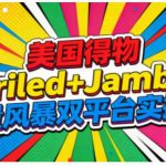 美国GARILED与JAMBLE流量风暴双平台实操课：从入门到精通的全流程运营实战秘籍-微七七网-是一个专注于全域获客|流量矩阵化打法的团队！