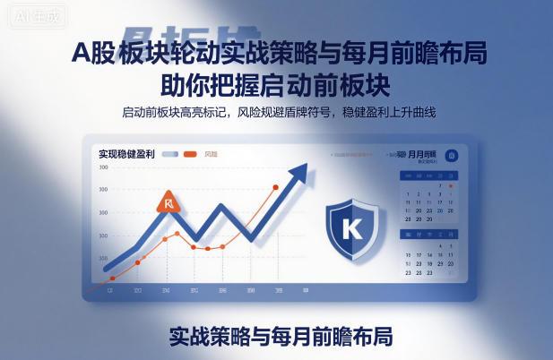 A股板块轮动实战指南：月度前瞻布局技巧，精准捕捉启动板块，规避风险实现稳健盈利-微七七网-是一个专注于全域获客|流量矩阵化打法的团队！