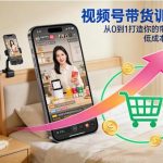 视频号带货训练营：从0到1实战变现指南，低成本在家创业快速入门-微七七网-是一个专注于全域获客|流量矩阵化打法的团队！