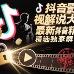 抖音影视解说爆款实战：最新进精选与独家方法全解（11月更新大佬亲授课）-微七七网-是一个专注于全域获客|流量矩阵化打法的团队！