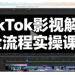 TIKTOK影视解说爆款视频全流程实操：手把手教你从零打造热门解说完整教程-微七七网-是一个专注于全域获客|流量矩阵化打法的团队！